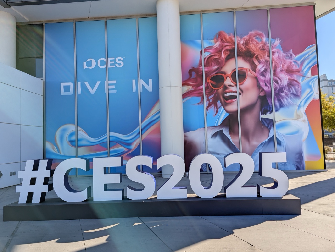 CES 2025 entrance, Las Vegas